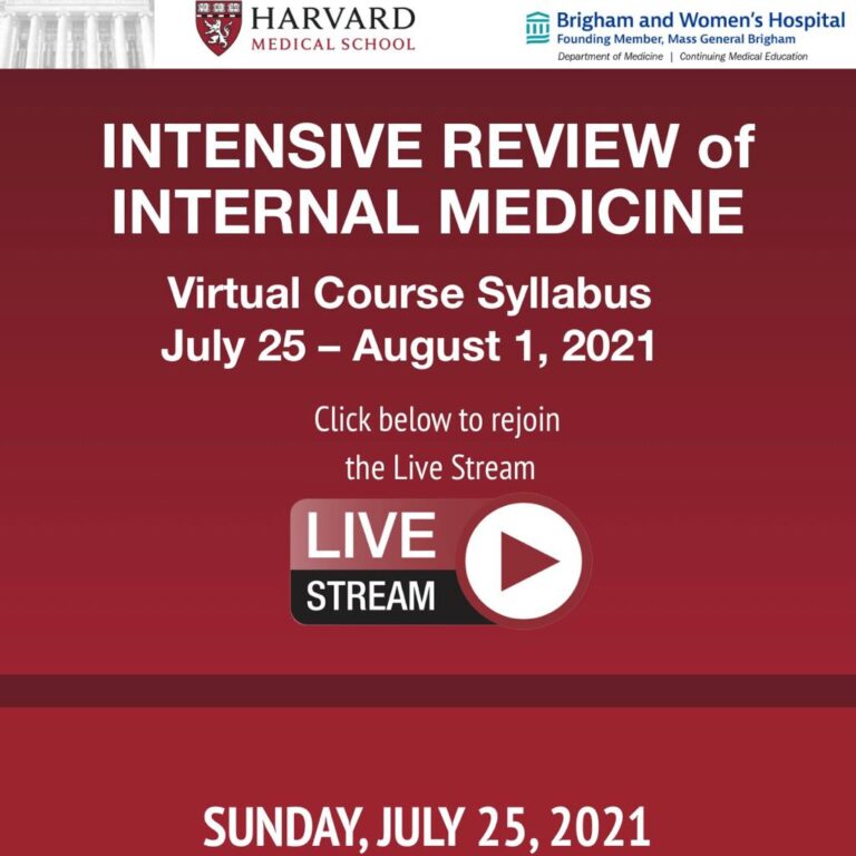 44th Harvard Annual Intensive Review of Internal Medicine MeduStudy