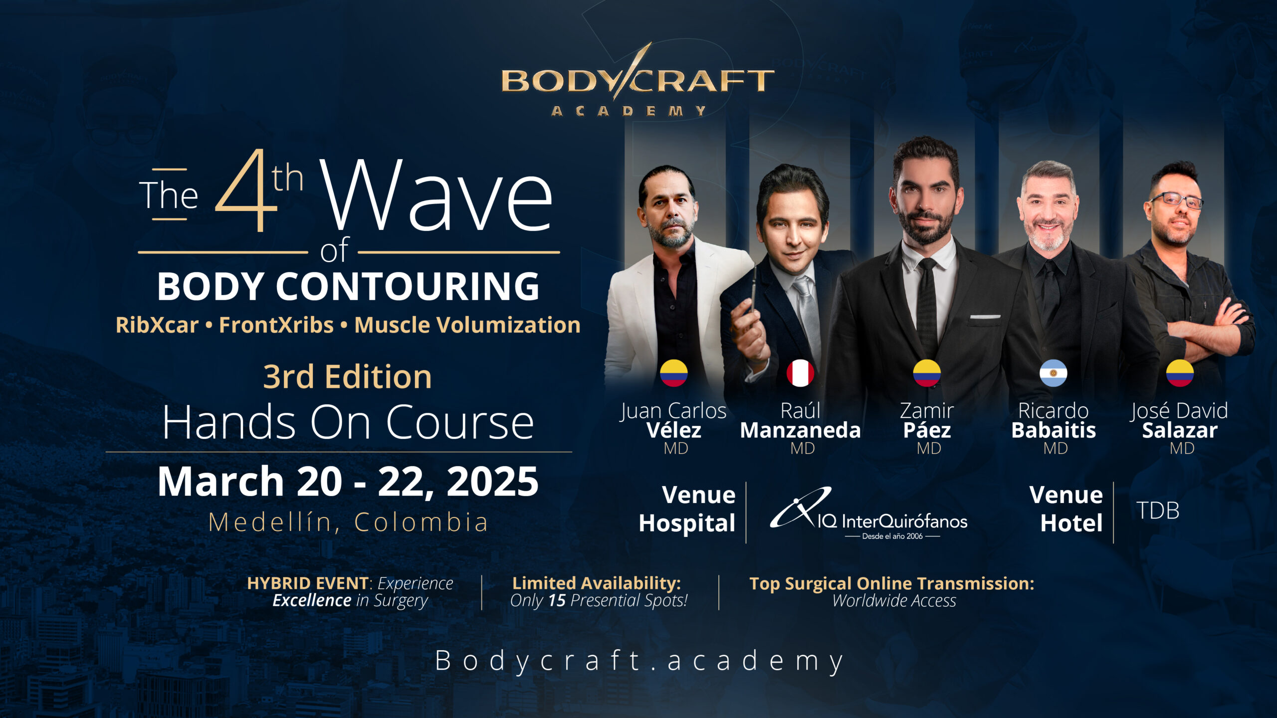 Body Craft Academy The 4th Wave of Body Countouring Third Edition 2025 (Spanish Language)