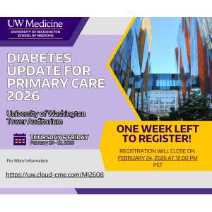 UW Medicine Diabetes Update for Primary Care 2026
