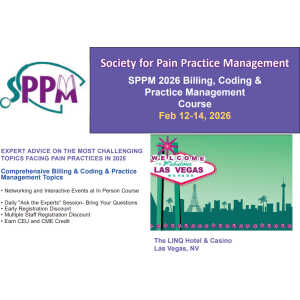 Society For Pain Practice Management Billing, Coding & Practice Management Course 2026