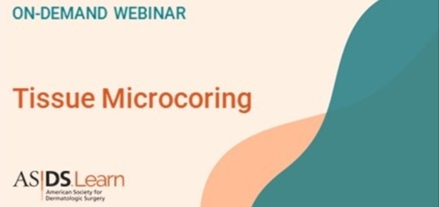 ASDS Tissue Microcoring