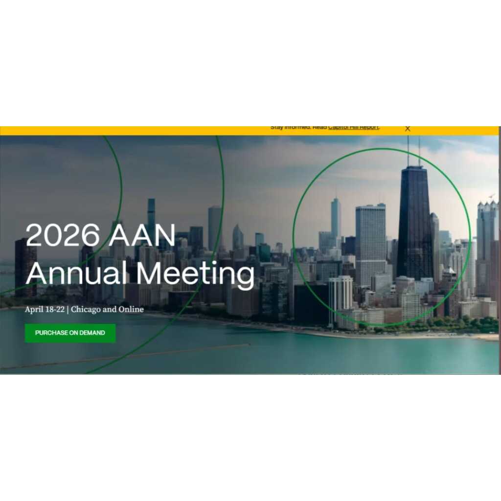 2026 AAN Annual Meeting On Demand – MeduStudy