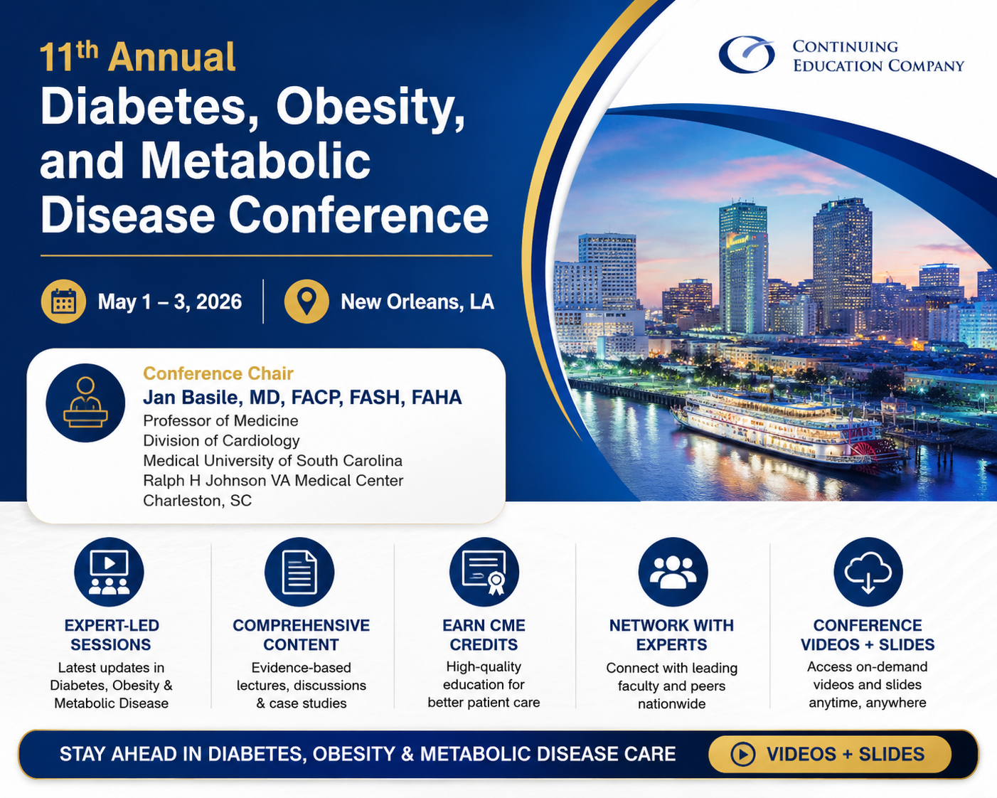 11th Annual Diabetes, Obesity, & Metabolic Disease Conference 2026 Videos+Slides